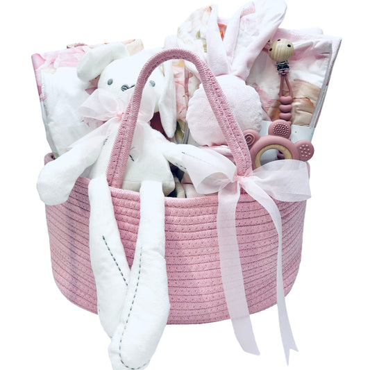 Newborn Baby Girl Gift Basket - 170