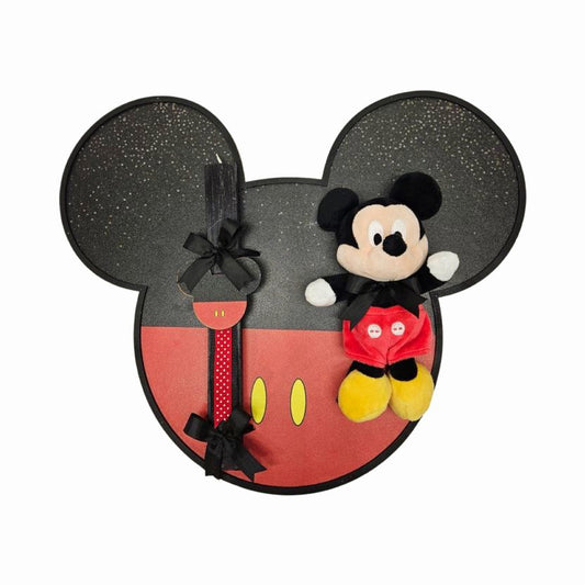 Candle on Large Wooden Board