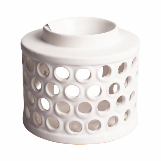 Ceramic Burner Round white