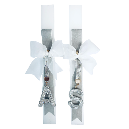 Candle with Initial keyring