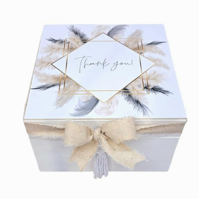 "Thank You" Wooden Keepsake Box