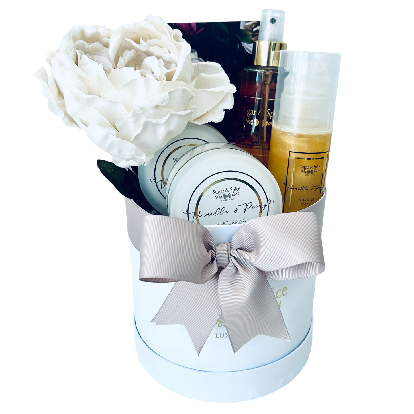 Body Lotion  • Sugar Scrub • Body Mist • Shower Gel • Soap